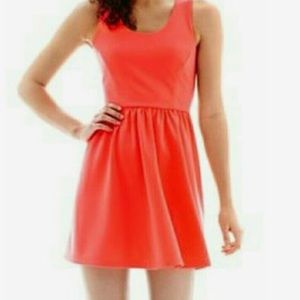 L’amour Nanette Lepore skater bright orange🍊dress